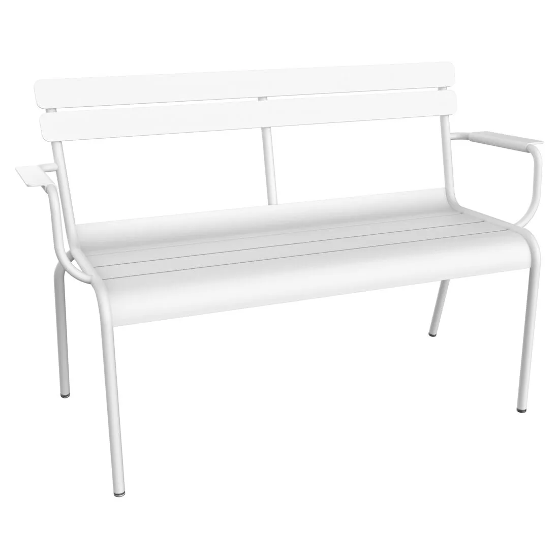 Fermob Luxembourg LUXEMBOURG BANC DE JARDIN 2 PLACES Blanc Coton